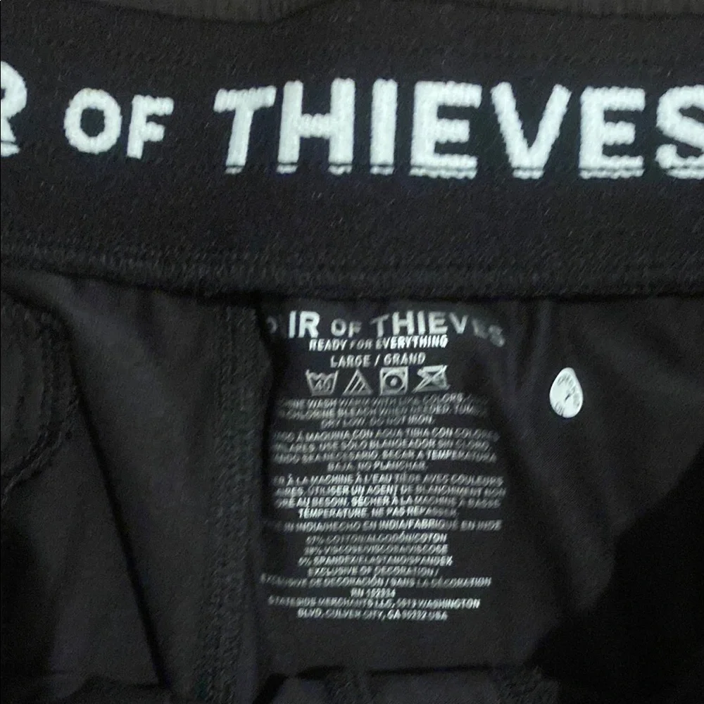 Black men’s pair of thieves lounge pants sz large new - Picture 5 of 5